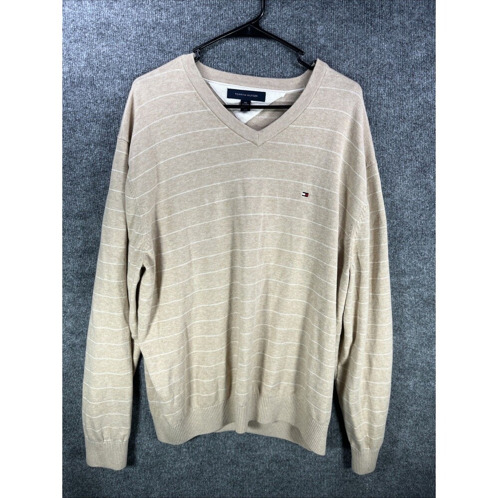 Tommy Hilfiger Men's 2XL Sweater – Classic Crewneck Pullover in Excellent Condit